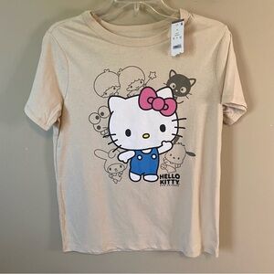 Sanrio Cream Hello Kitty Short Sleeve Tee